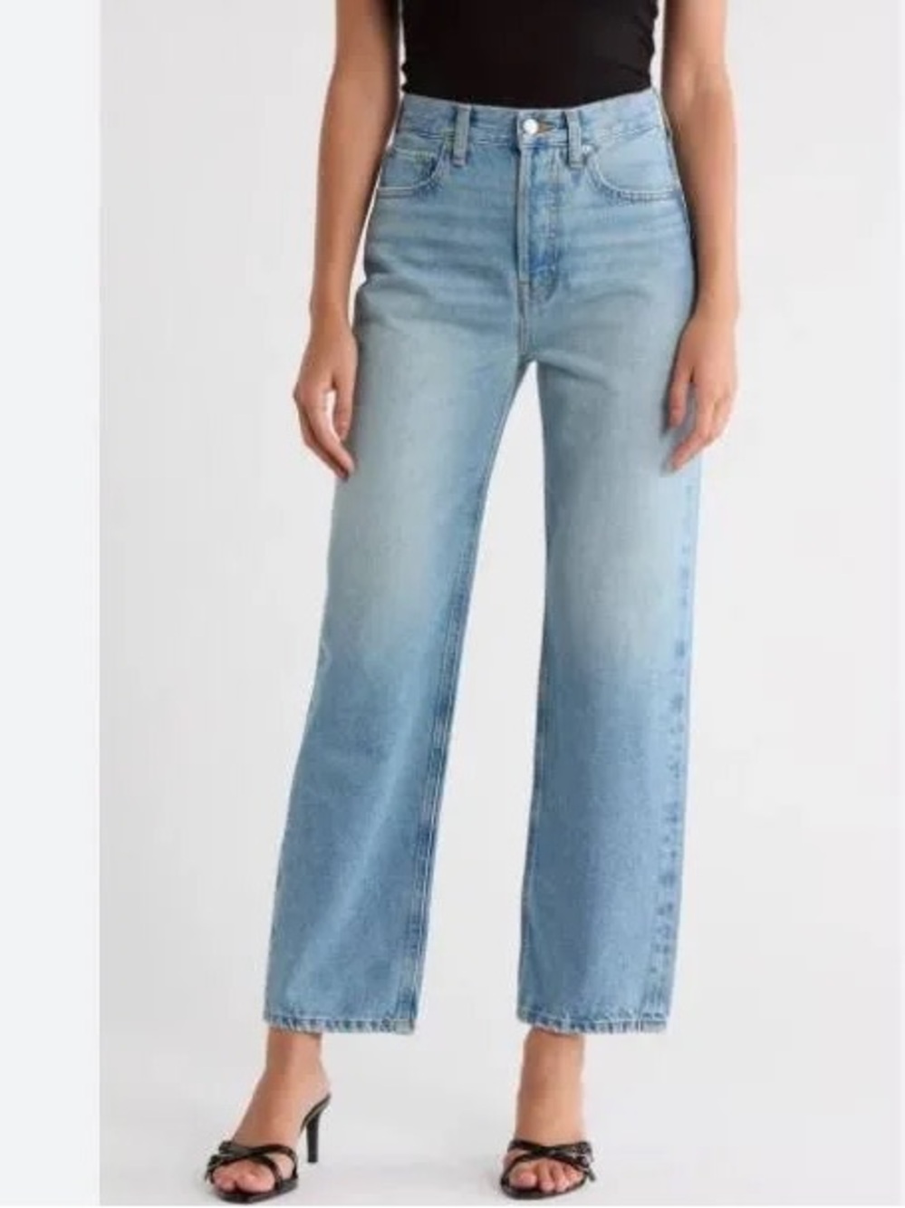 New Etica Sz 32 Tyler high rise Straight Leg Jeans in Current
